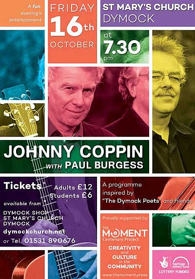 Poster, Johnny Coppin Concert